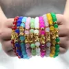 Color ágata imitación cuentas doradas pulsera valiente pulsera de cuentas de Buda puesto de joyería joyería tienda de oro regalos de atracción