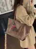 Bolso Transfronterizo Simple y Moderno de Gran Capacidad para Mujer 2026 Nuevo Modelo Bolso Tote para Estudiante Bolso de Hombro Retro para Viajes