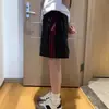 Pantalones Cortos Deportivos de Secado Rápido Estilo Retro Americano para Hombres y Mujeres, Verano Delgados de Tres Rayas Casuales Versátiles Transpirables de Corte Holgado de Cinco Puntos