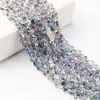 Contas de vidro cristal galvanizado contas de amendoim novos acessórios de joias diy contas soltas pulseira acessórios de cabelo fabricantes