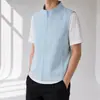 Chaleco de Algodón Multibolsillos de Talla Grande para Jóvenes Hombres de Primavera y Otoño para Fotografía, Pesca, Viajes y Actividades al Aire Libre