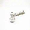 Conector de barril para entrada y salida de barril de cerveza conector para elaboración casera Keg conector rápido blanco y negro BALL LOCK