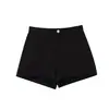 Verão Primavera 2026 Cintura Alta Emagrecedor Linha A Preto Desaparecimento da Parte Inferior do Corpo Apertado Elástico Menina Apimentada Hot Pants Shorts Feminino