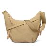 Bolsa Transversal Simples de Grande Capacidade Estilo Japonês para Mulheres 2025 Nova Bolsa de Ombro Pequena para Estudantes Versátil Bolsa Dumpling para Mulheres