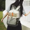 Nova Mochila com Cordão Estilo Floresta da Moda, Alta Aparência, Fresca, para Casais, Leve para Viagem e Caminhada, Mochila de Grande Capacidade