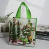 Série de Natal do Fabricante de Sacolas de TNT Pintadas, Mini Sacolas Pequenas Requintadas, Sacolas de Presente, Sacolas de Presente de Natal Prontas