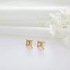 Aretes Aguja de Plata Venta al Por Mayor Zhongxing Nuevos Aretes Simples de Verano que Levantan la Oreja Aretes Avanzados Accesorios de Material Hechos a Mano