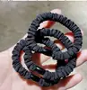 Coreia do Sul corda de cabelo rede vermelha preta elástico alto faixa de cabelo feminina versátil corda de cabeça rabo de cavalo feminino resistente adulto durável elástico de borracha