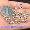 Prata Pura S999 Roda de Bolha Retrô Espaçador de Contas Brinquedo de Cristal Corda de Mão Trançada Colar Acessórios DIY