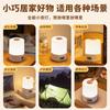 Luz de Noche Táctil Recargable con Control Remoto para Alimentación de Bebés Postparto, Lámpara de Mesa con Protección Ocular, Lámpara de Mesita de Noche, Luz Nocturna y para Dormir en el Dormitorio