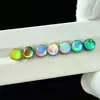 F136 Aleación de Titanio Piercing en la Lengua Stud Espiral Interno para Oreja Stud para Hélice de Oreja Gota de Aceite Degradado Stud para Hélice de Oreja G23 Titanio Joyería para Piercing en el Labio Adorno para la Lengua