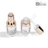 Frasco de essência de 30ml adequado para frasco de ombro Lin Qingxuan frasco conta-gotas com pump frasco de embalagem cosmética