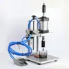 Máquina selladora de botellas de perfume máquina neumática taponadora de líquido oral máquina bloqueadora de tapas de botella Westlin máquina engrapadora de tapas de aluminio y plástico para boquillas