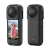 Adequado para Shadow Stone insta360 X4 Capa Protetora de Silicone para Câmera Esportiva Acessórios Anti-queda e à Prova de Poeira Corpo da Lente