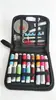 Bolsa de Almacenamiento Portátil para Costura, Kit de Herramientas para Manualidades y Tejido de Uso Doméstico, Caja de Costura de Viaje, Kit de Costura