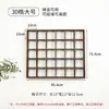 Estante para Juego de Té Estilo Chino Nuevo de Madera Maciza, Estante de Almacenamiento para Tetera y Tazas de Té de Madera de Paulownia Quemada, Estante de Rejilla Montado en la Pared