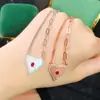 Agita la fábrica de suministro de sonido directo collar de rubí natural que da entusiasmo piedra principal 3x 4 mm lote de fábrica