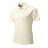 8903 Camisa Polo Transfronteriza Talla Asiático-Europeo 180g Top de Manga Corta