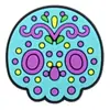 Accesorios de Dibujos Animados del Día de Muertos Mexicano Parche Suave de PVC Accesorios para el Cabello Broche Funda para Teléfono Móvil Calavera Accesorios para Joyería DIY