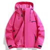Chaqueta Woodpecker para Hombre y Mujer Otoño Exterior Tres en Uno Cortavientos e Impermeable Traje de Montañismo para Pareja Chaqueta con Capucha