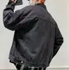 Chaqueta de mezclilla retro americana para hombre, chaqueta casual de moda de alta calle para otoño, holgada y elegante, top versátil para adolescentes
