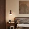 [wow] pequeño candelabro a la cabecera de la cama Estilo Chino Nuevo Lámpara Candelabro para Mesa de Bar de Casa de Huéspedes Media Antigua con Viento Silencioso Grano de Nogal