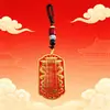 Token de joia estilo étnico chinês, chaveiro de liga metálica, acessório de metal para homens e mulheres, atacado decorativo