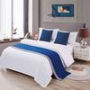 Toalha de cabeceira de cama de hotel Bandeira de cama lateral Moderna de alta qualidade Almofada de cabeceira de cama de hotel simples Estilo europeu Capa de cama de luxo leve