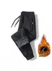 Pantalones de Invierno y Otoño con Forro de Terciopelo Cálido para Amarrar los Pies para Hombre, Engrosados, Cortavientos, con Cremallera, Casual, Pierna Recta, Pantalones Deportivos de Lana de Cordero
