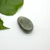 Pingente Gota d'Água Estilo Europeu e Americano Cristal Natural Ágata Pedra Bruta Oval 2,0mm Furo Lateral Colar Pingente DIY Jade