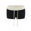 Pantalones Cortos Deportivos Casuales de Bloques de Color Retro Estilo Europeo y Americano de Tres Pines y Cinco Hilos para Mujer Verano 2025 Versátiles Ajustados al Cuerpo Sexy Hot Pants
