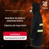 Roupas à prova de fogo 1000 graus de fibra de carbono à prova de fogo Capa de incêndio de emergência Escape doméstico retardador de chama Roupas de isolamento à prova de fogo