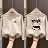 Camada Base Térmica de Fleece Escovado para Meninos 2026 Nova Roupa Outono/Inverno Camiseta de Manga Longa Infantil Camada Interna Quente Top