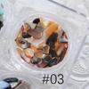 Piezas de concha para decoración de uñas mixtas, piezas de abulón, adornos de celebridades de Internet, piedras de concha para decoración de uñas de alto brillo