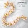 Rattan Simulando Flor de Cerejeira, Trepadeiras Artificiais, Flores de Plástico, Flores de Seda, Tubos de Água de Ar Condicionado, Decoração de Teto Interno Enrolada e Bloqueadora