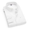 Camisa Masculina Estilo Novo da Moda Sem Passar Roupa Roupa Íntima Roupa Exterior Fashion Casual Versátil Algodão Fiação Oxford Camisa Branca Masculina de Manga Comprida