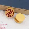 Acessórios dourados com areia estilo chinês pingente óleo vermelho peixe carpa dupla gato da sorte pulseira seis palavras mantra adorno de cabeça joias diy acessórios
