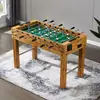 Máquina de Futbolín de 8 Polos Juguete Infantil Entretenimiento Grande para Padres e Hijos Juego de Mesa de Futbolín Mesa de Juego de Mesa Juego de Mesa Interactivo de Futbolín para Dos Jugadores