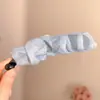 Presilha Banana de Tecido Pregueado Preta para Mulheres Rabo de Cavalo Alto Presilha Vertical Firme Antiderrapante Versátil Presilha de Cabelo Acessório de Cabelo Acessório de Cabelo para o Dia a Dia