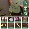 Molde de hierro Molde para varillas de incienso Hecho a mano DIY Método antiguo para hacer incienso Juego de herramientas de un solo y doble cara Molde para prensar polvo de incienso Colgante
