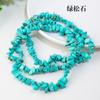 Desmagnetización de Cristal Natural Macadán Piedra Bruta Pulida y Pulida Forma Larga Hecha a Mano con Cuentas DIY Pulsera Collar Fabricantes