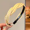 Presilhas de Cabelo Xadrez para Meninas, Faixas de Cabeça Infantis sem Apertar, Acessórios de Cabelo Femininos, Novo Estilo 2026, Touca Doce Antiderrapante de Coroa Alta