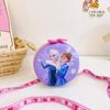 Bolsa Infantil Kulomi Estampada em Desenho Animado Bolsa Transversal para Meninas Bolsa de Ombro Pequena Casca de Ovo para Viagem ao Ar Livre de Bebê
