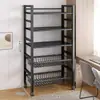 Estante de Almacenamiento para Cocina, Estante de Almacenamiento Multicapa Doméstico de Pie, Estante de Almacenamiento Multifuncional para Verduras y Microondas, Estante Simple