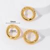 Cuentas Espaciadoras Flor de Seis Pétalos Chapadas en Oro Real de 18 Quilates que Conservan el Color con Agujeros Horizontales, Cuentas que Conservan el Color Cubiertas de Oro, Cuentas Sueltas, Accesorios para Pulseras DIY D139