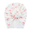 Sombrero indio con estampado de donut para niños europeos y americanos, gorro de bebé con cintas, gorro de tela estilo jersey, gorro Baotou estilo INS