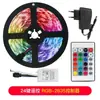 Tira de Luces LED Inteligente 12V 5050 Gradiente RGB Tira de Luces Adhesiva Super Brillante Impermeable Luz Colorida Decoración de KTV para el Hogar