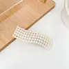 Pasador de Perlas Estilo Coreano Estilo Ins Pasador para el Cabello de Niña Estilo Carson Pinza Lateral para el Flequillo Pinza Superior Pinza de Celebridad de Internet Pinza Estilo Coreano