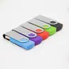 Pen Drive de Ferro Rotativo com Logo Impresso 16g Pen Drive USB de Metal 32g Brinde para Reunião Anual Escolar 64g Brinde Corporativo Pen Drive USB