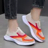 Sapatos Casuais para Mulheres, Sapatos de Primavera Temu, Sapatos de Malha Respiráveis Versáteis, Solas Macias Que Não Cansam Seus Pés, Sapatos Slip-On para Mães